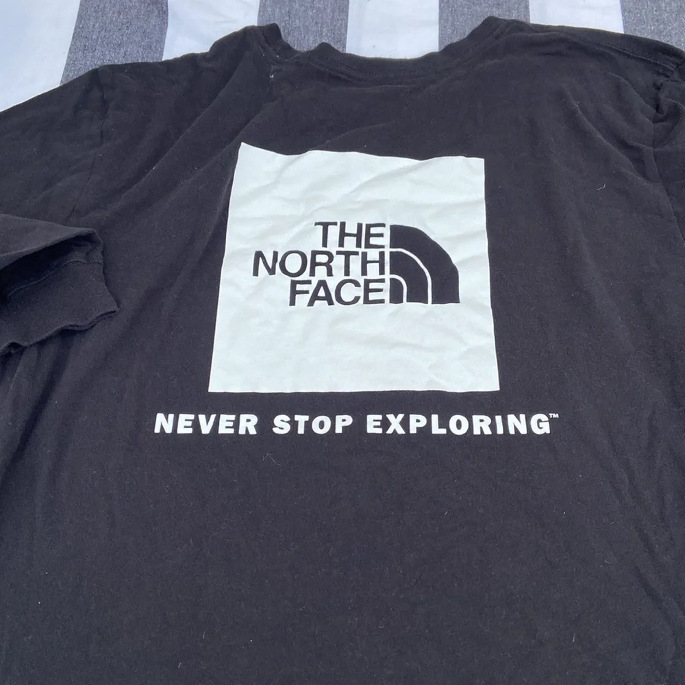 THE NORTH FACE mens Long Sleeve Box Nse Tee like new